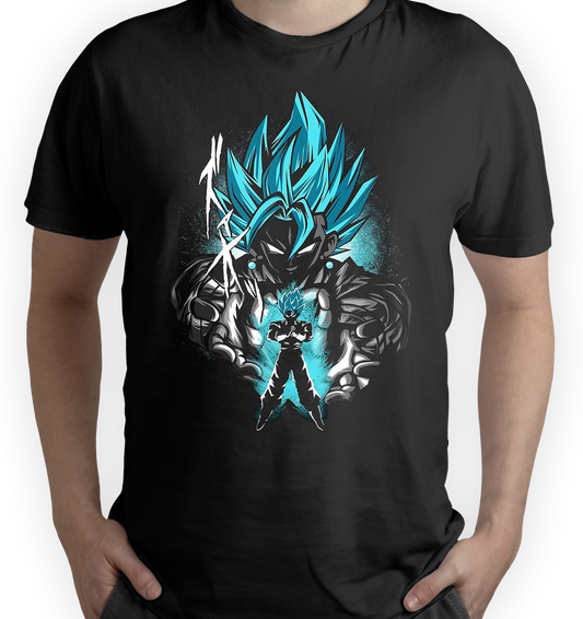 Camiseta Dragon Ball Blue black and blue