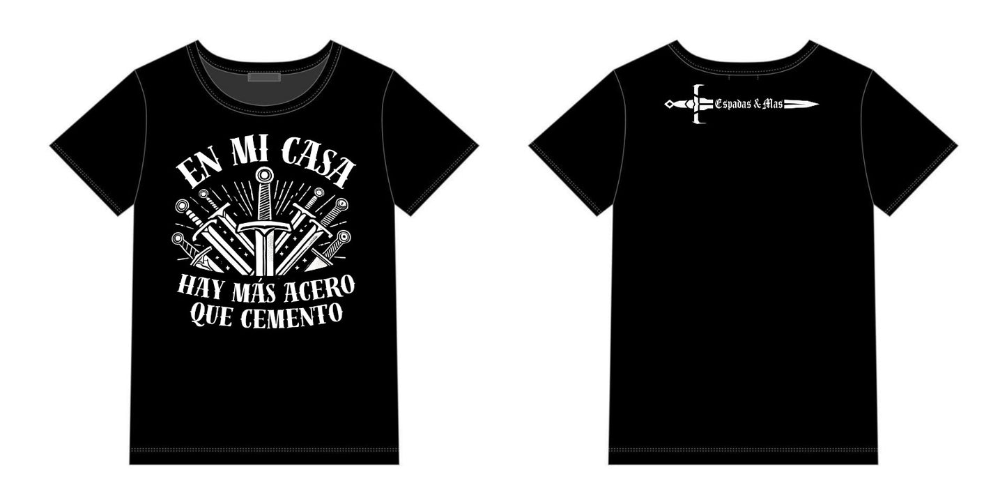 diseño unico camiseta espadas y mas