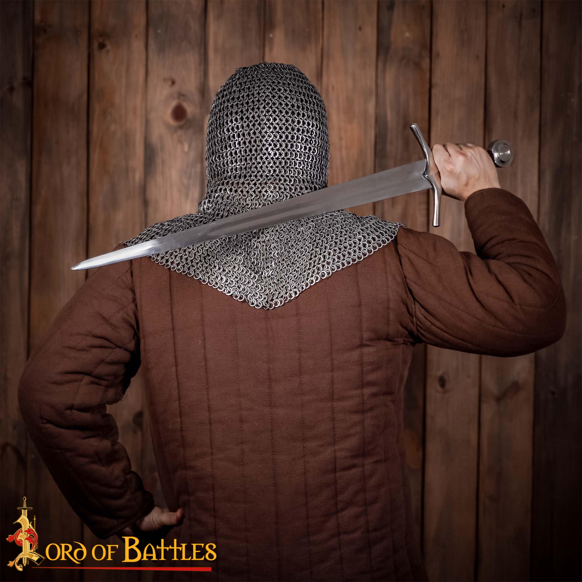 Cofia de Cota de Malla 9 Mm 17 Gauge Acero Dulce Anillo Plano Cúpula Remachado Anillos Sólidos Planos Alternos - Imagen 2