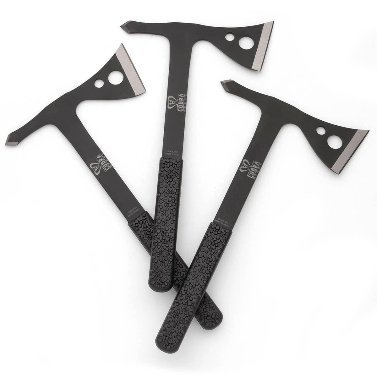 Set of 3 throwing axes with sheath 601128