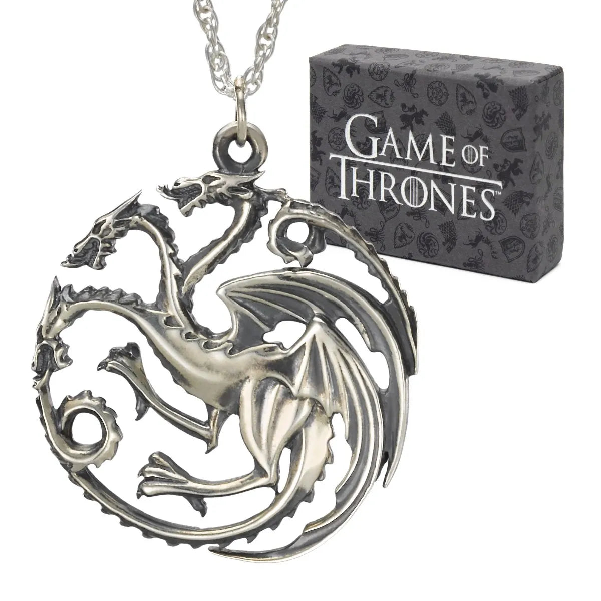 Colgante Targaryen plata - Juego de Tronos