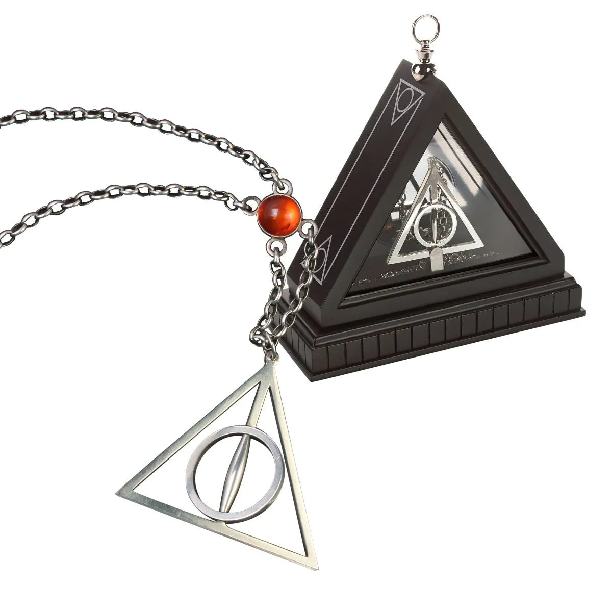 Colgante y expositor las reliquias de la muerte Harry Potter