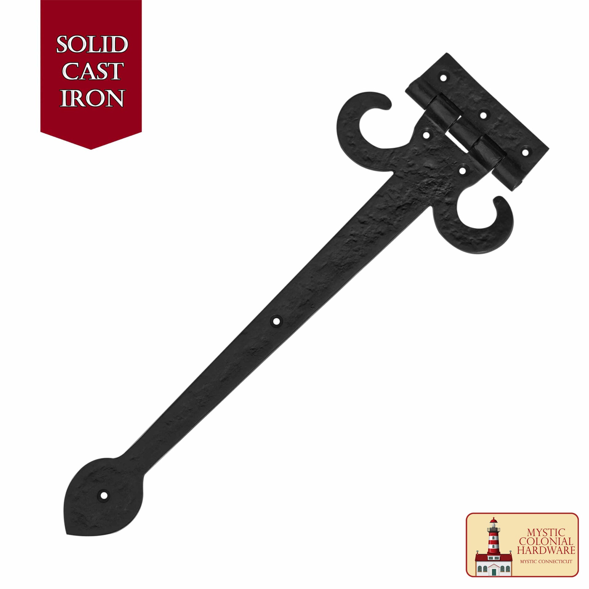 Bisagra de Correa de Alta Resistencia para Puertas y Portones Decorativa Grande de 17 - Imagen 4