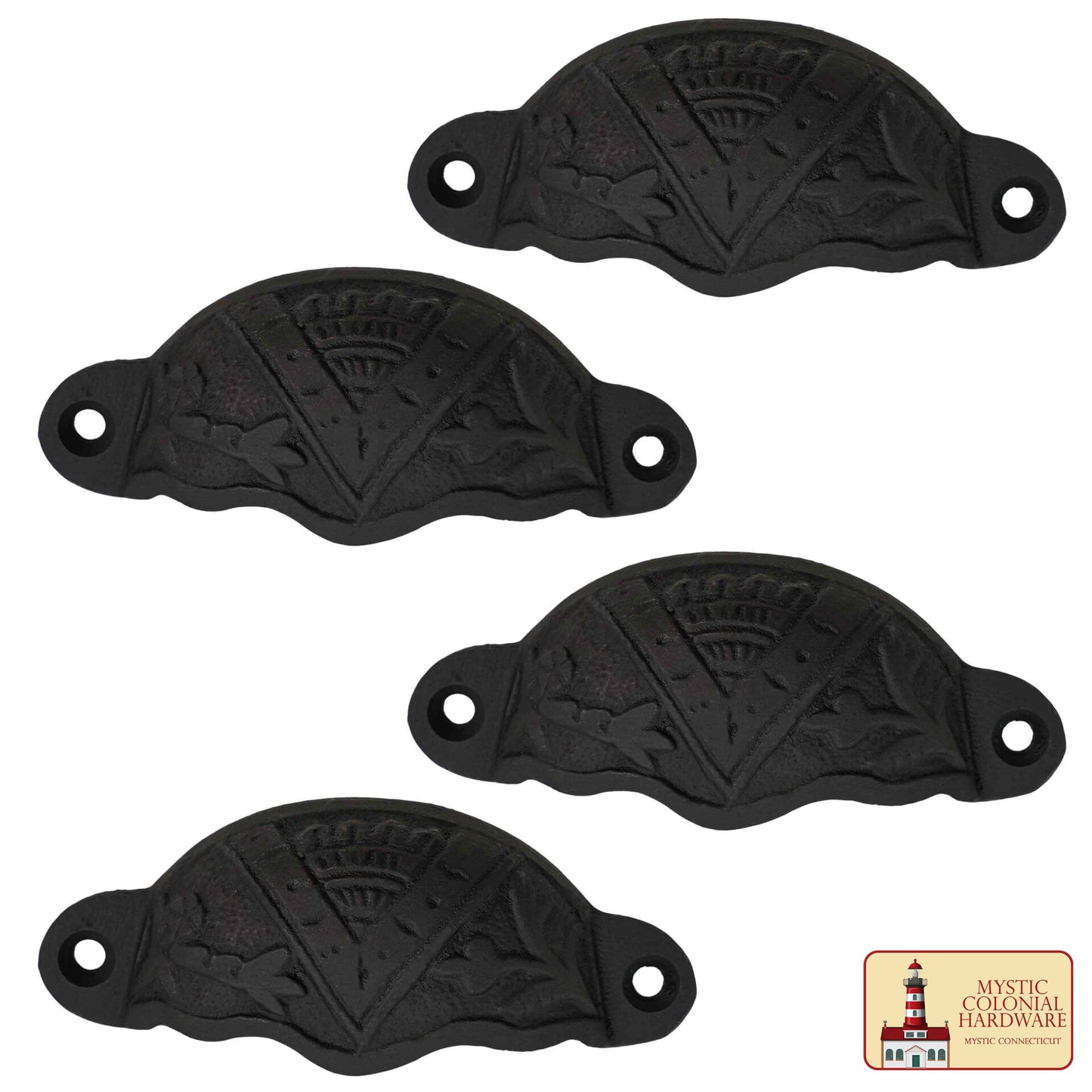 Tirador de Hierro Fundido Rústico para Cajones, Ideal para Ambientes Victorianos, Coloniales, Retro, Steampunk, Góticos, Barrocos y Medievales, (8.4x3.5) Cm - Imagen 4