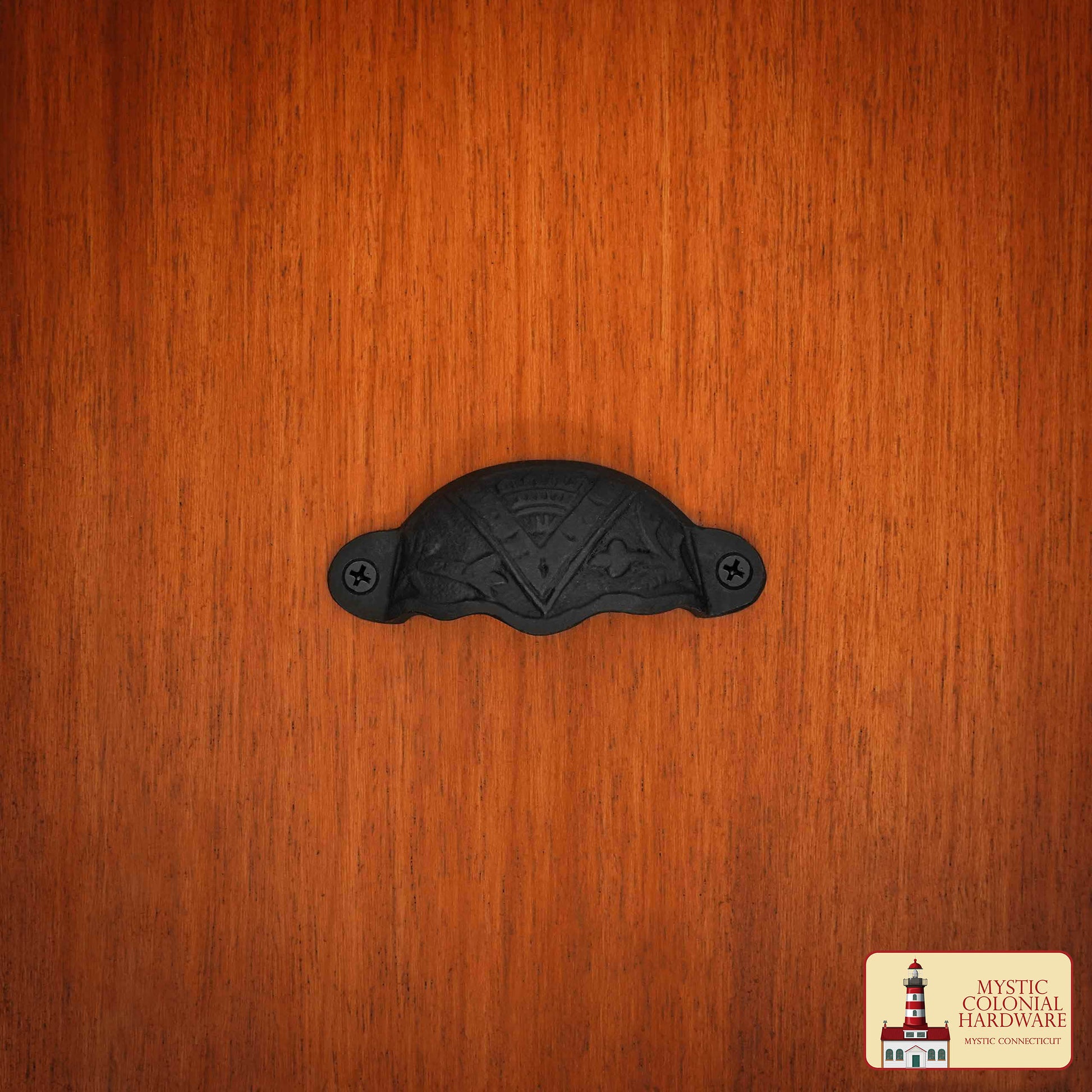 Tirador de Hierro Fundido Rústico para Cajones, Ideal para Ambientes Victorianos, Coloniales, Retro, Steampunk, Góticos, Barrocos y Medievales, (8.4x3.5) Cm - Imagen 5