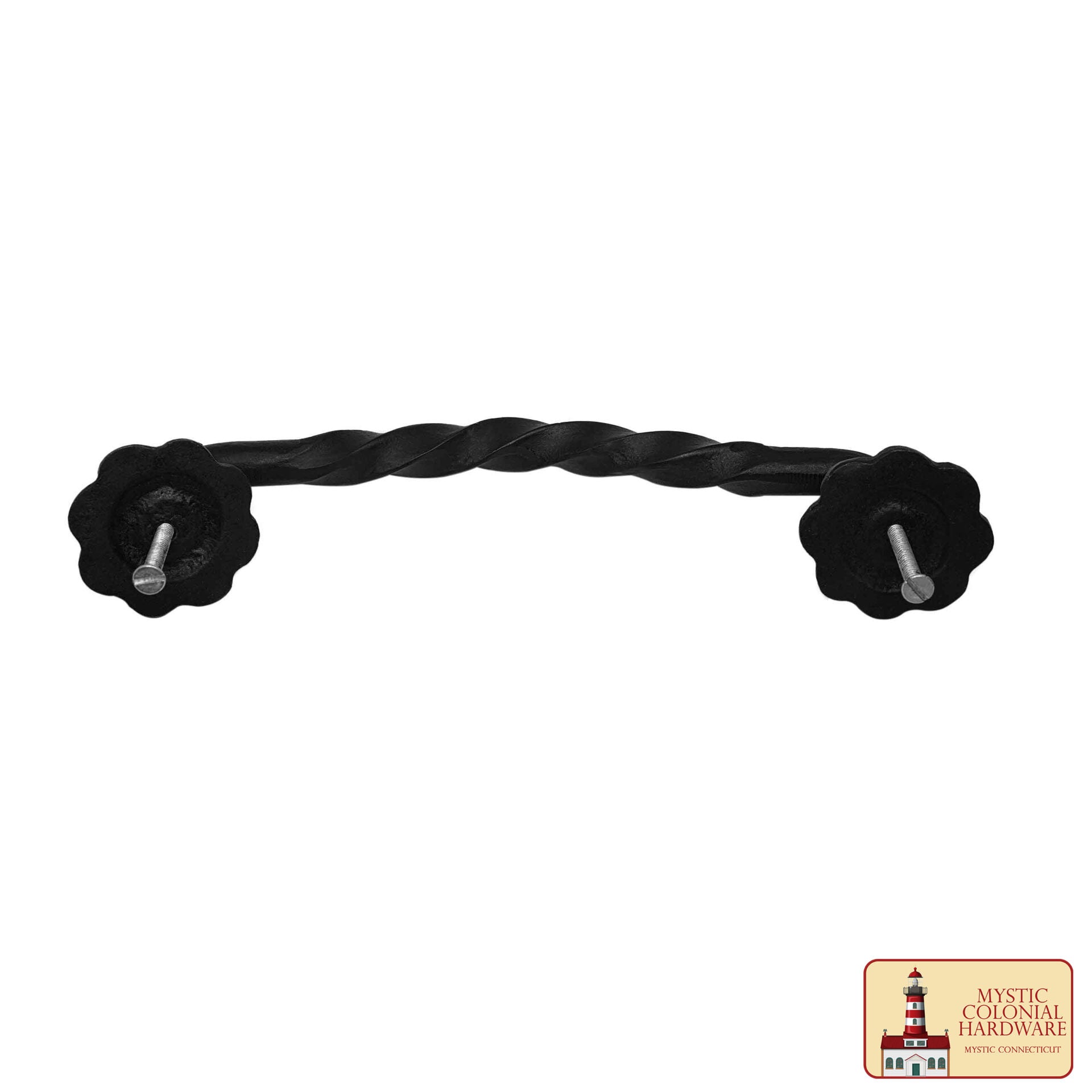 Negro de Hierro Fundido Tirón Manijas 12 "puerta del Gabinete Manijas, Puerta Manija Tire, Barn Door Hardware, Grab Manijas - Imagen 6