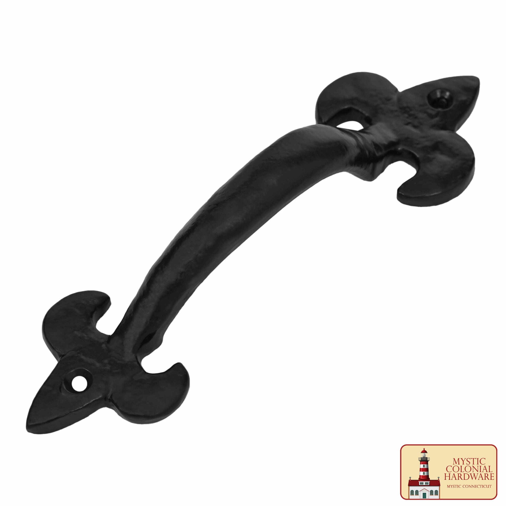 Manilla de Puerta Decorativa de Hierro Forjado Manilla de Granero - Imagen 4