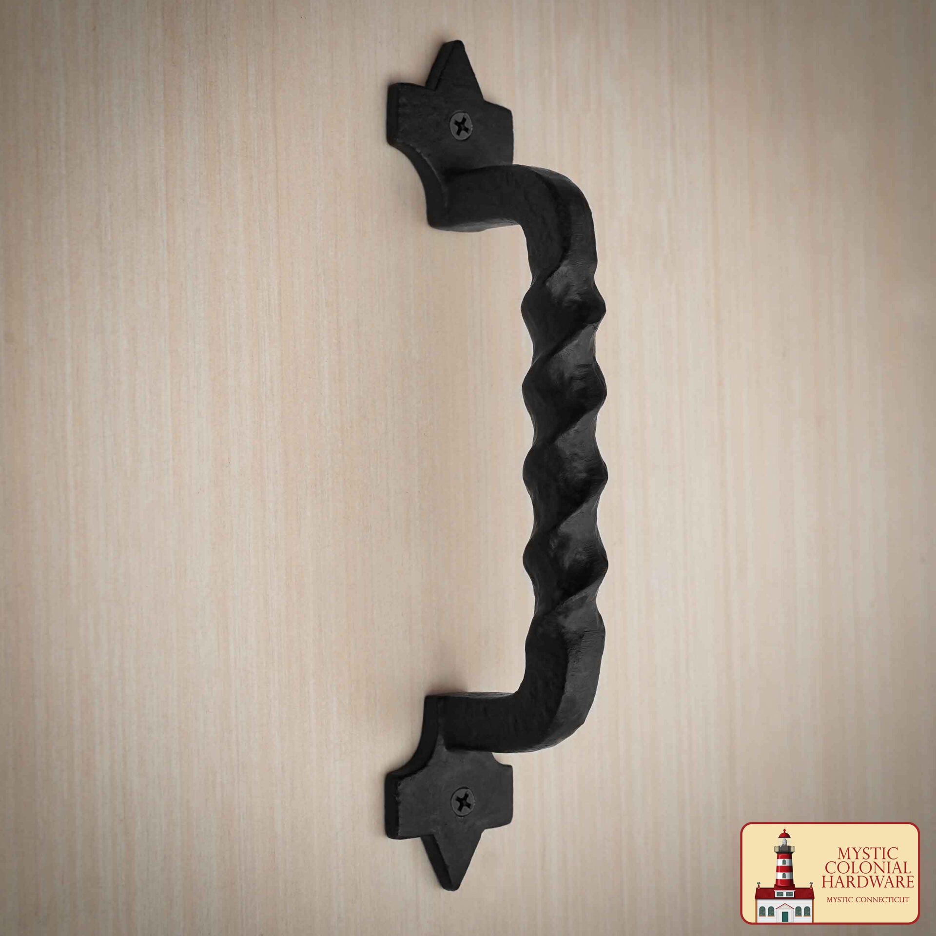 Negro de Hierro Fundido Tirón Manijas 10 Pulgadas - Puerta del Gabinete Manijas, Puerta Manija Tire, Barn Door Hardware, Grab Manijas - Imagen 2