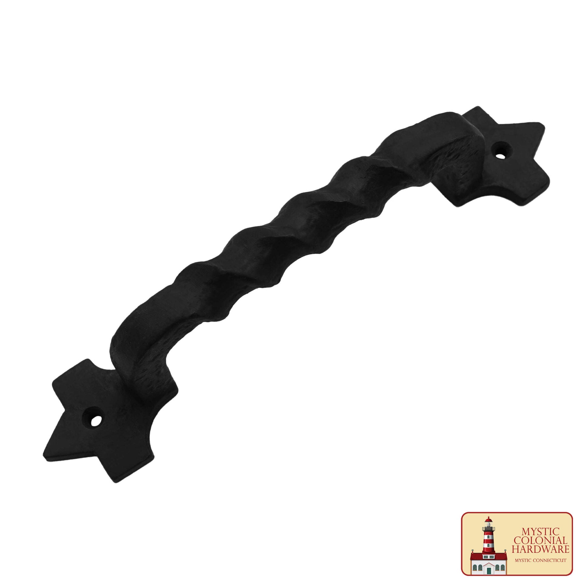 Negro de Hierro Fundido Tirón Manijas 10 Pulgadas - Puerta del Gabinete Manijas, Puerta Manija Tire, Barn Door Hardware, Grab Manijas - Imagen 4