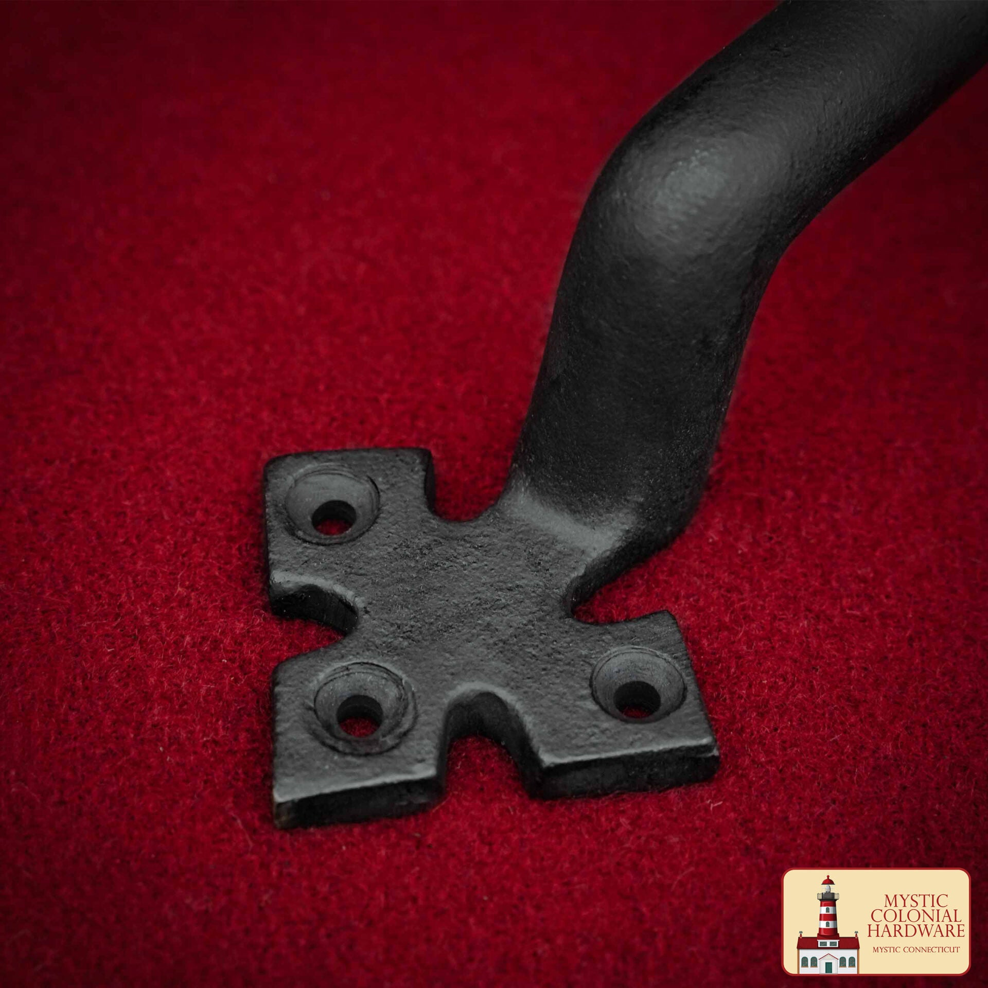 Negro de Hierro Fundido Tirón Manijas 10 Pulgadas - Puerta del Gabinete Manijas, Puerta Manija Tire, Barn Door Hardware, Grab Manijas - Imagen 2