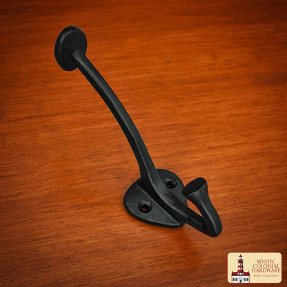 Ganchos de Pared Rústicos de Hierro Fundido: Ideales para Ambientes Victorianos, Coloniales, Retro, Steampunk, Góticos y Barrocos (13.4x3.8) Cm - Imagen 5