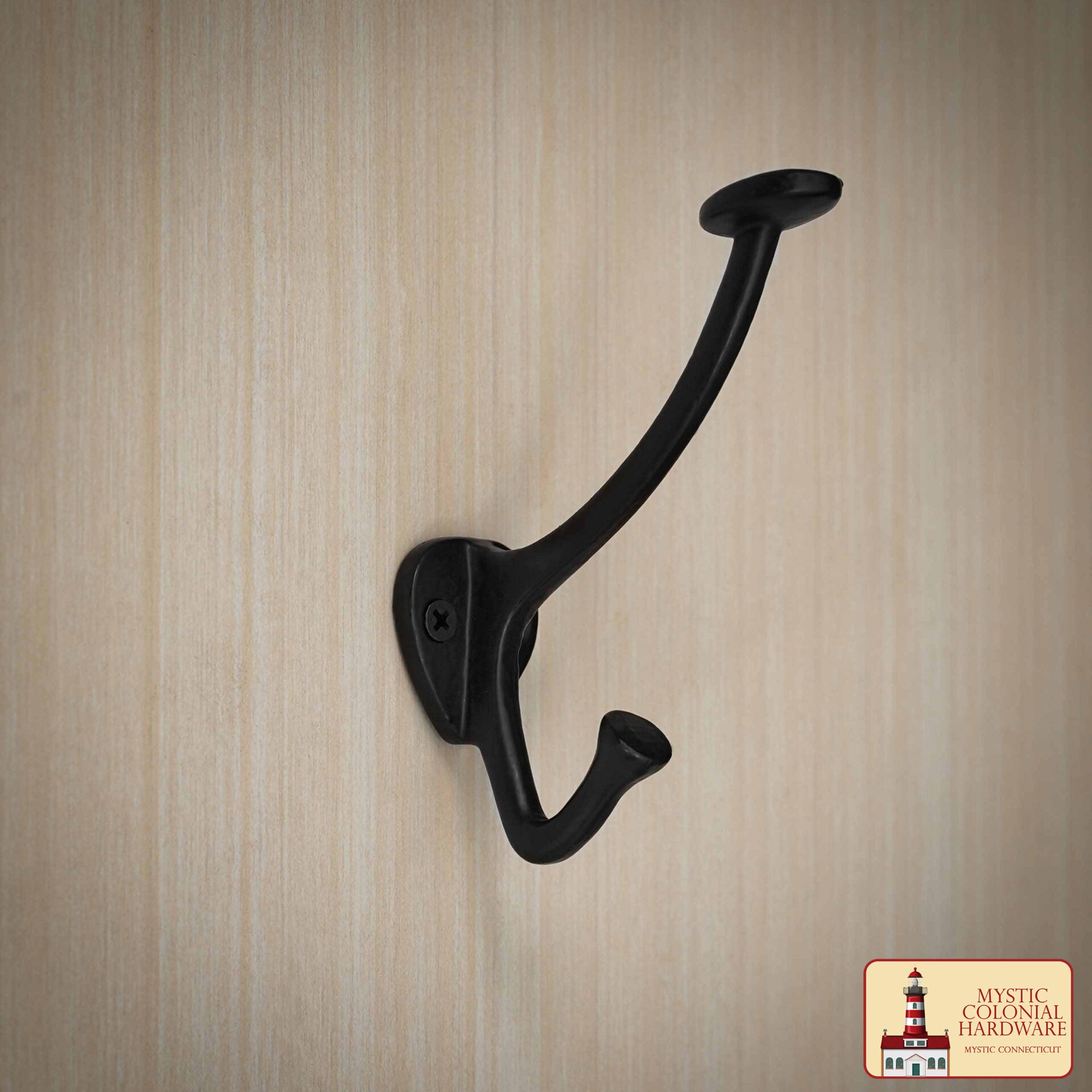 Ganchos de Pared Rústicos de Hierro Fundido: Ideales para Ambientes Victorianos, Coloniales, Retro, Steampunk, Góticos y Barrocos (13.4x3.8) Cm - Imagen 1