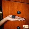 Pomo Redondo de Hierro Forjado a Mano - 1 1/4 Pulgadas de Diámetro (juego de 4) - Imagen 1