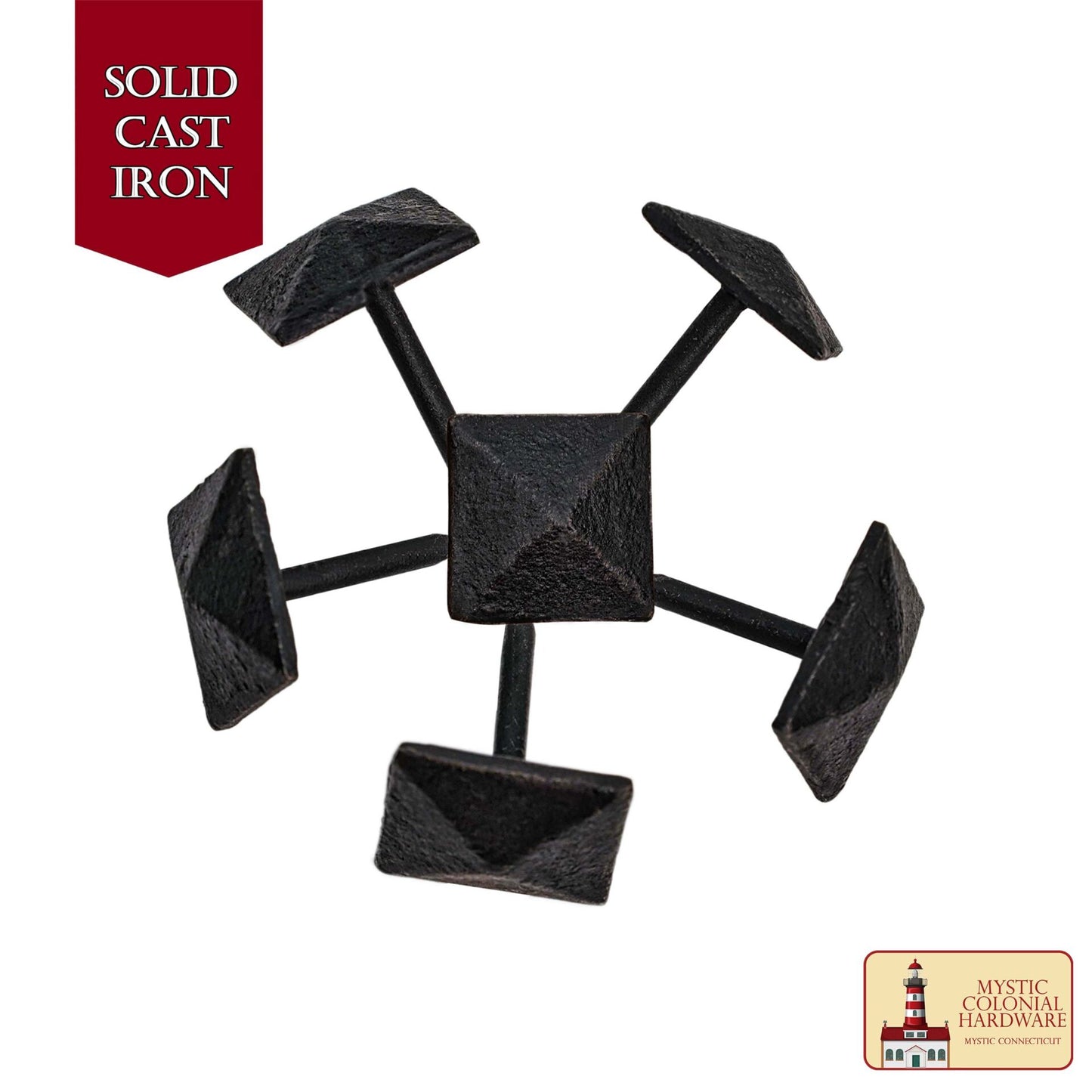 Clavos Decorativos, Forjados a Mano - Juego de 6 - Imagen 2