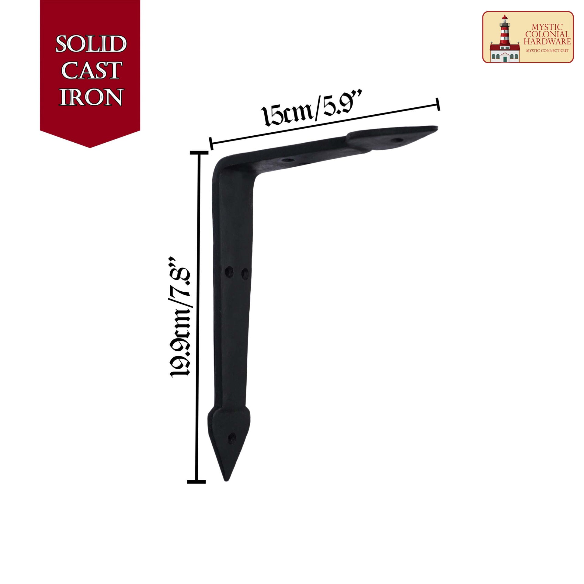 Par de Soportes para Baldas - Juego de 2 Piezas - Imagen 3
