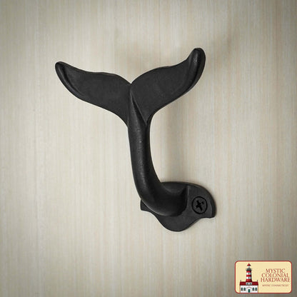 Ganchos de Pared Rústicos de Hierro Fundido, Ganchos Utilitarios Retro Resistentes para Colgar Abrigos, Bolsos, Toallas, Batas, Sombreros y Más, Acabado: Ennegrecido con Aceite - Imagen 2