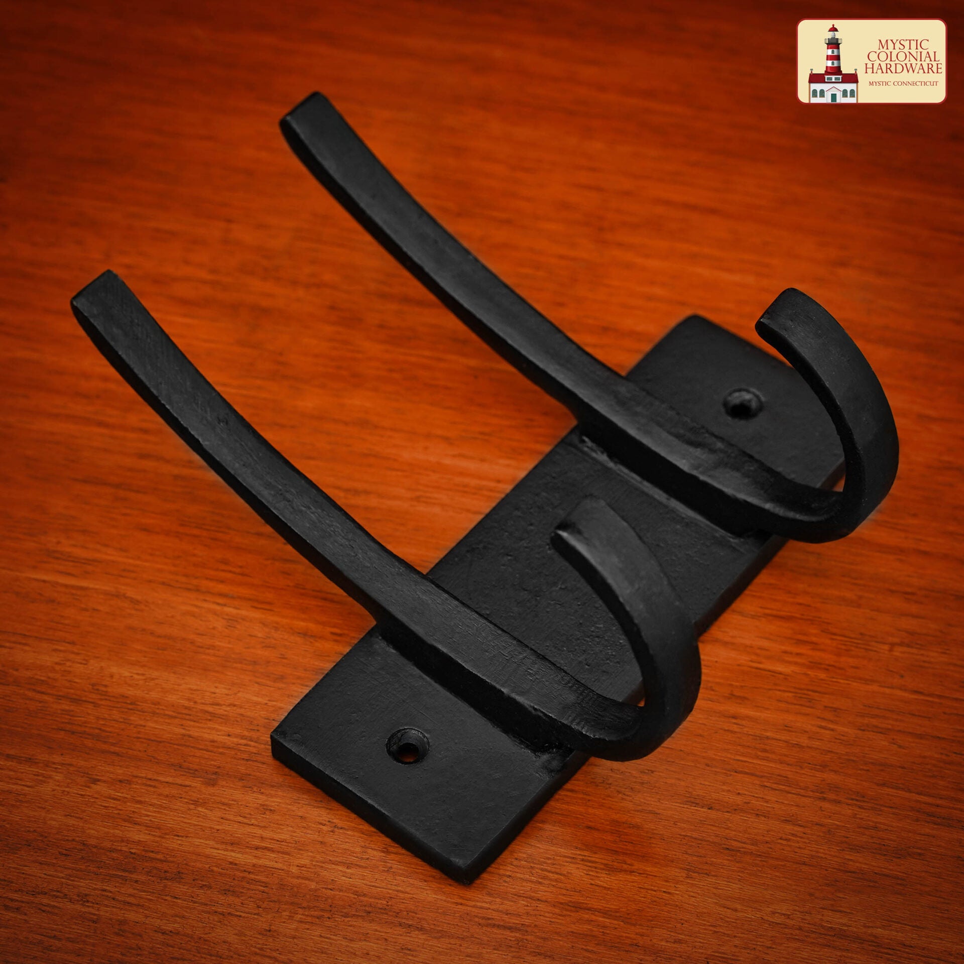 Ganchos de Pared de Hierro Forjado Rústico - Ganchos Forjados a Mano para Abrigos, Bolsos, Toallas, Batas, Sombreros y Más - Herrajes de Pared Negros Vintage - Imagen 6