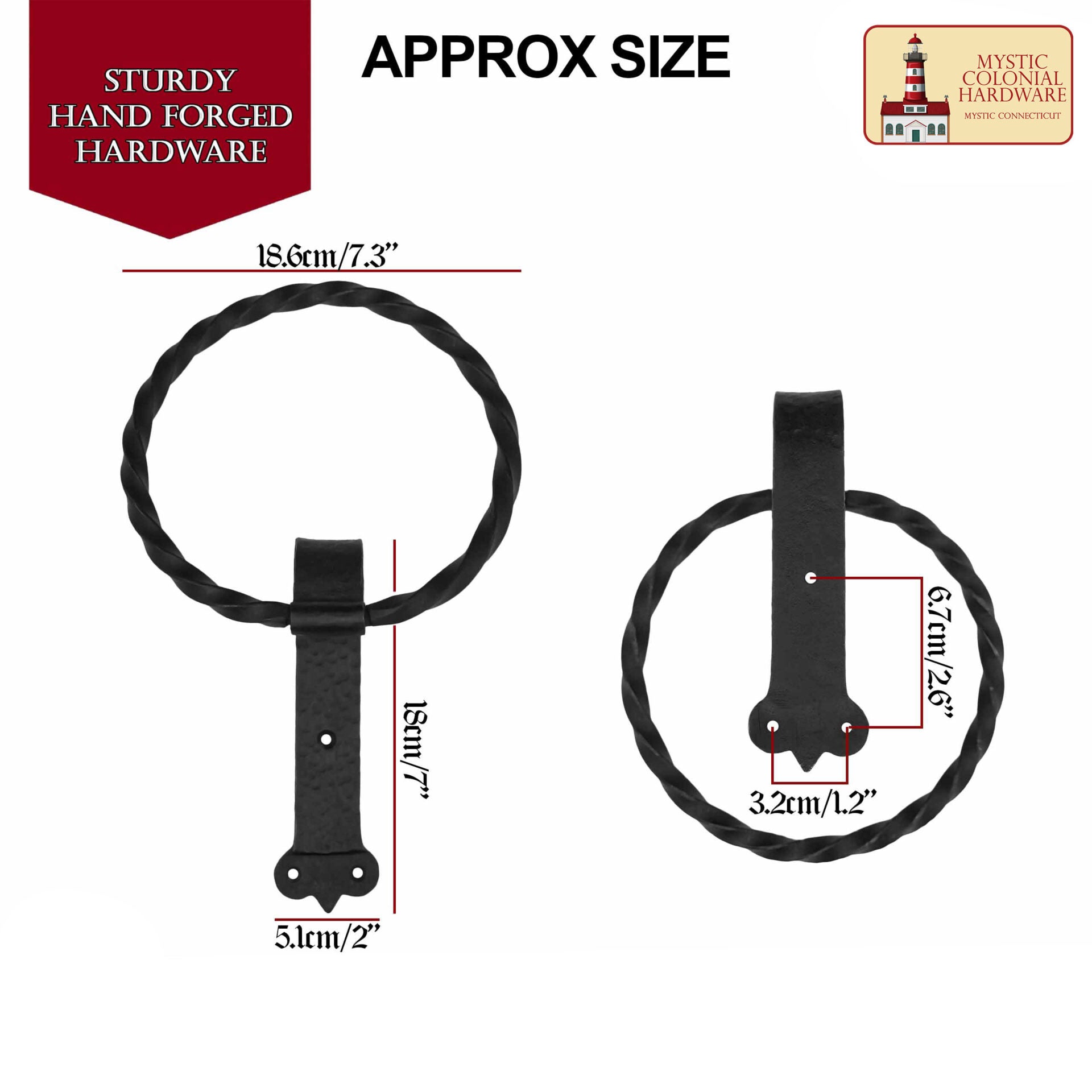 Toallero Rústico Twist - Imagen 3