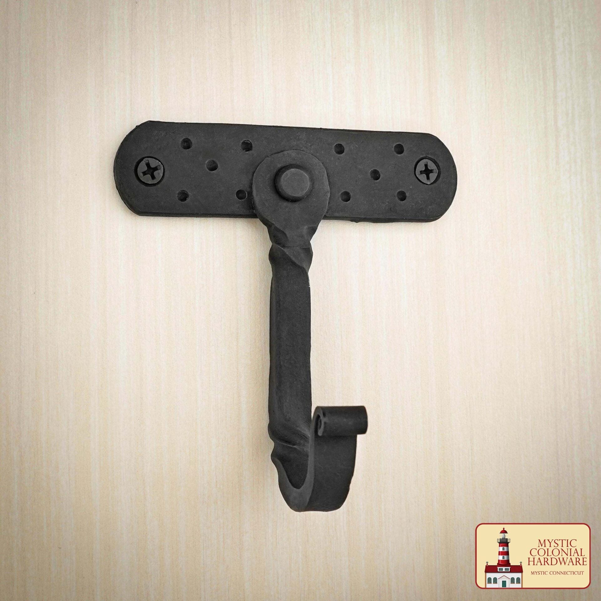 Gancho de Pared Rústico Forjado a Mano - Colgador Individual - Herrajes de Hierro Forjado para Interiores Coloniales, Victorianos, Retro, Góticos, Steampunk y Barrocos - Imagen 7