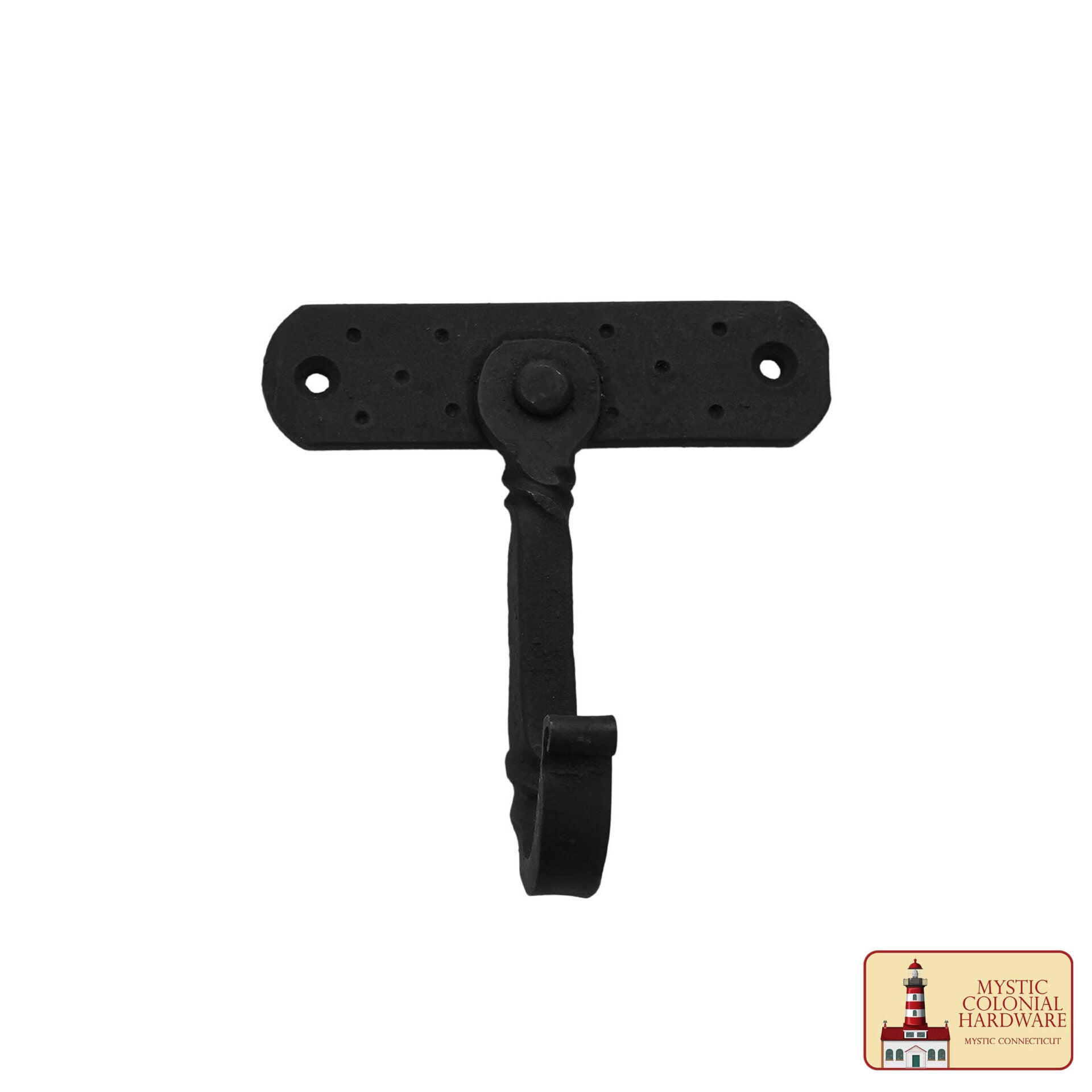 Gancho de Pared Rústico Forjado a Mano - Colgador Individual - Herrajes de Hierro Forjado para Interiores Coloniales, Victorianos, Retro, Góticos, Steampunk y Barrocos - Imagen 4