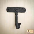 Gancho de Pared Rústico Forjado a Mano - Colgador Individual - Herrajes de Hierro Forjado para Interiores Coloniales, Victorianos, Retro, Góticos, Steampunk y Barrocos - Imagen 1