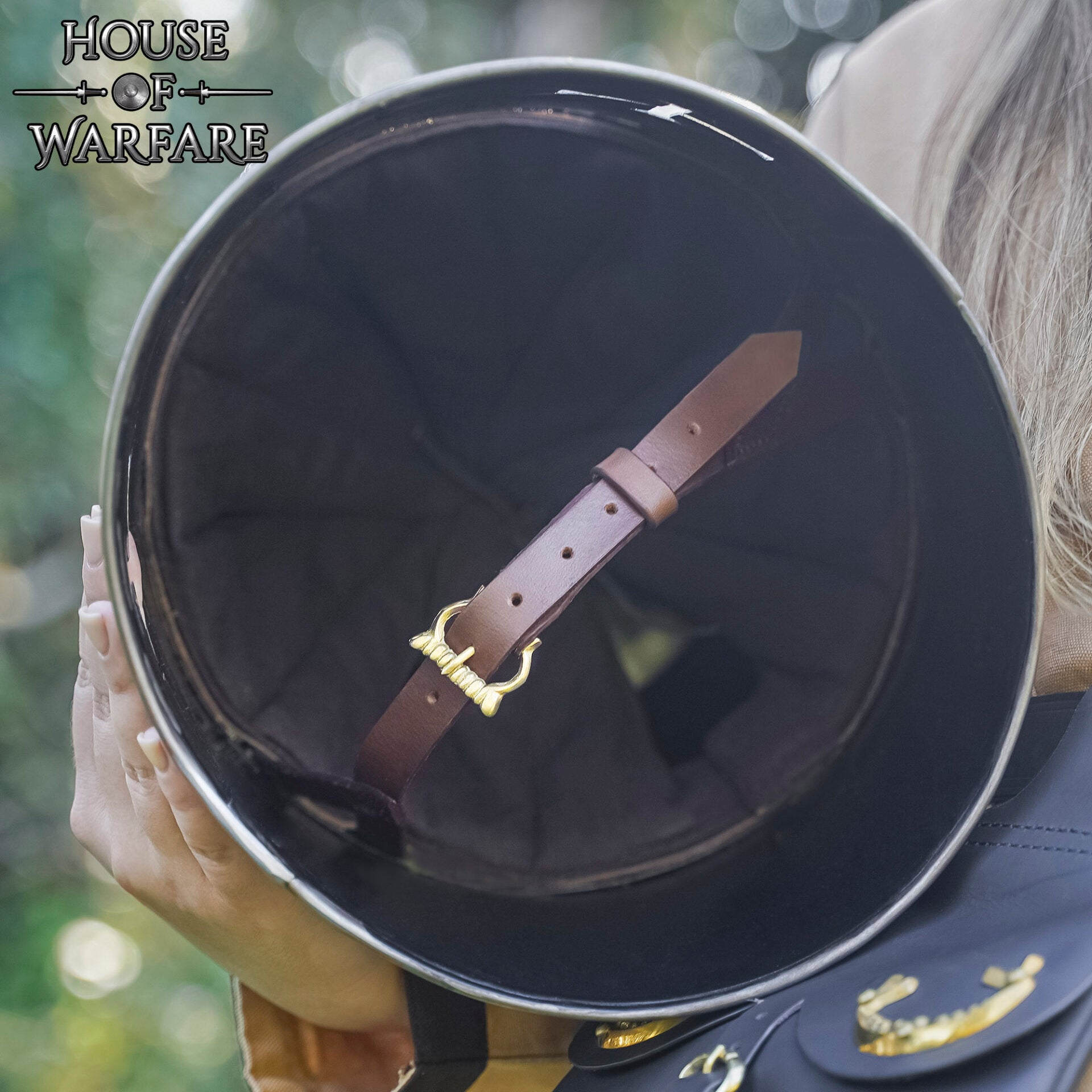 Gran Yelmo de Cruzado con Cruz de Latón Estilo Siglos Xii-xiii - Imagen 5