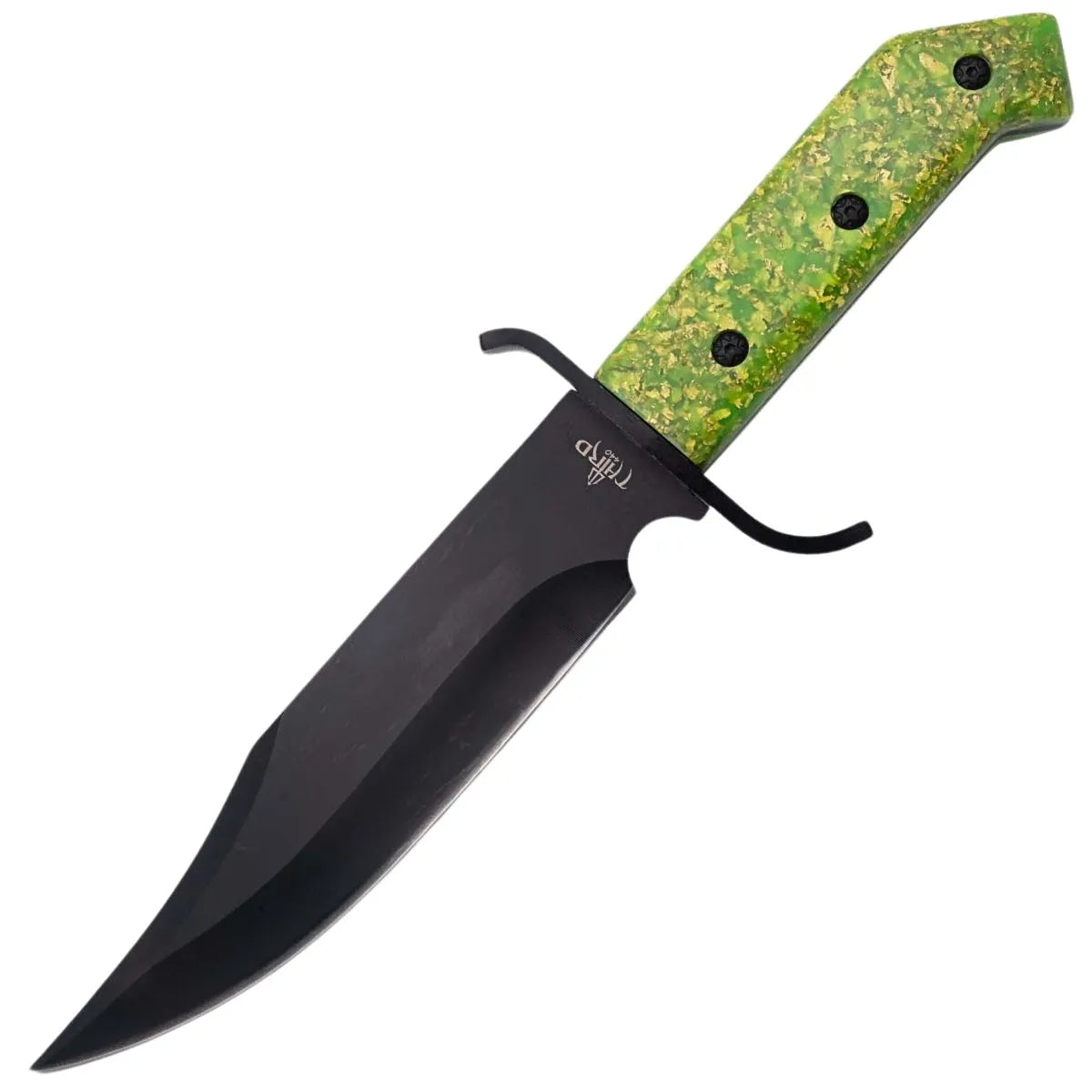 Cuchillo Bowie de Caza Third Acero 440 – Hoja 20 cm, Negro
