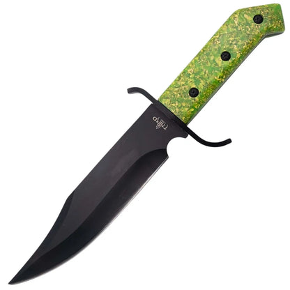 Cuchillo Bowie de Caza Third Acero 440 – Hoja 20 cm, Negro