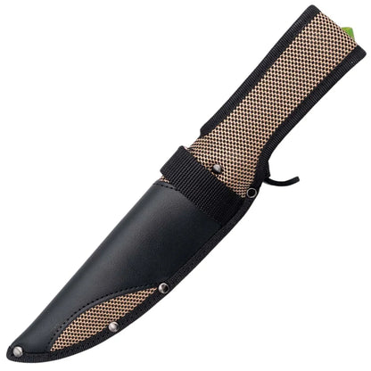 Cuchillo Bowie de Caza Third Acero 440 – Hoja 20 cm, Negro