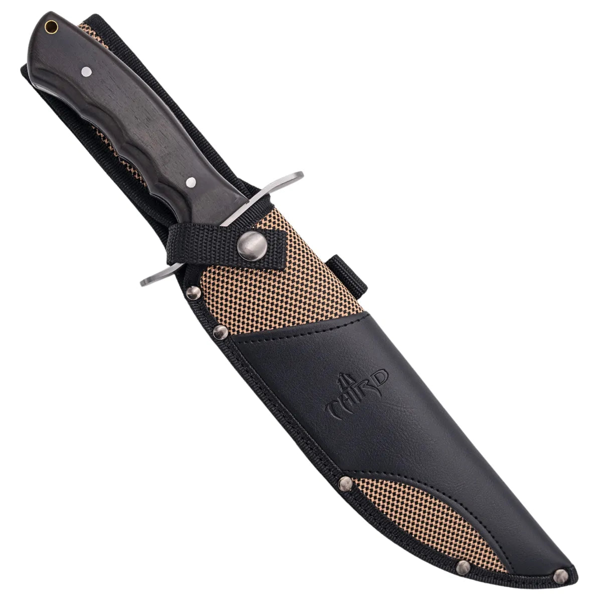 Cuchillo Bowie de Caza Third Acero 440 – Hoja 24 cm, Mango Ébano
