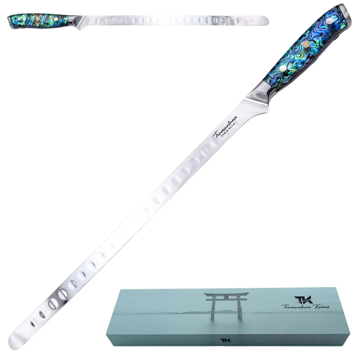 Cuchillo Jamonero Tramuntana Knives de Acero con Mango Abulón