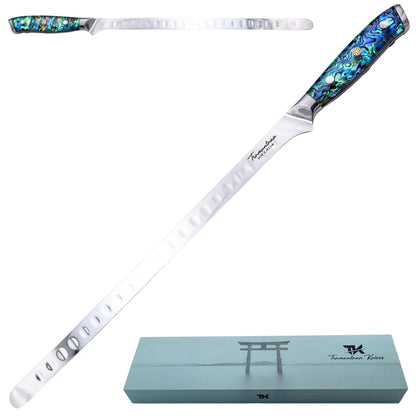 Cuchillo Jamonero Tramuntana Knives de Acero con Mango Abulón