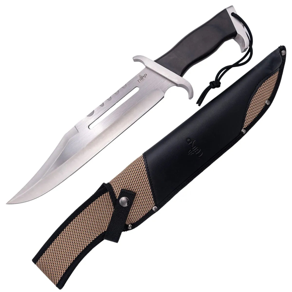 Cuchillo Táctico 32 cm con Mango de Ébano