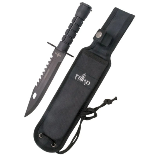 Imagen de Cuchillo Tactico Modelo "Mercenario" H0814BK parte de nuestra colección en Espadas y más, sitio oficial.