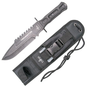 Imagen de Cuchillo Táctico Terminator Negro parte de nuestra colección en Espadas y Más, sitio oficial.