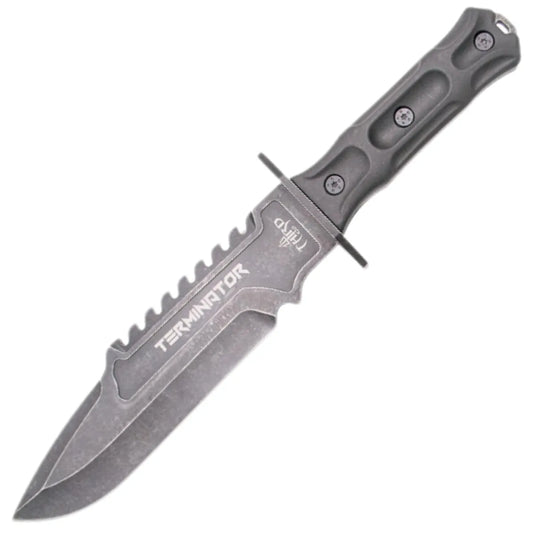 Imagen de Cuchillo Táctico Terminator Negro parte de nuestra colección en Espadas y Más, sitio oficial.