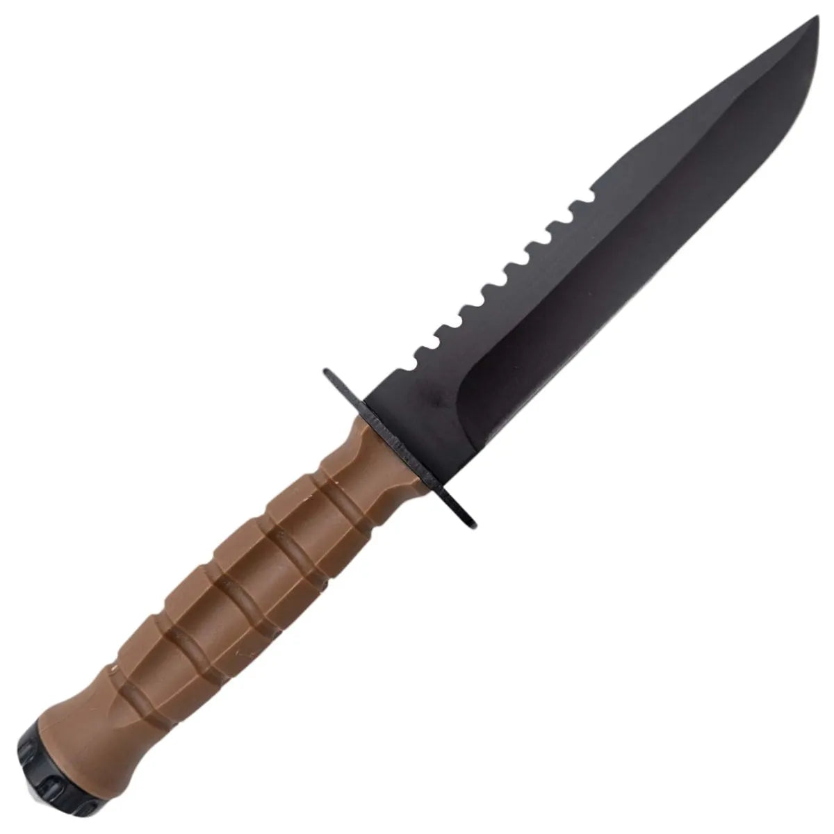 Cuchillo Táctico Third Hoja 17,1 cm con Funda – Mango Marrón