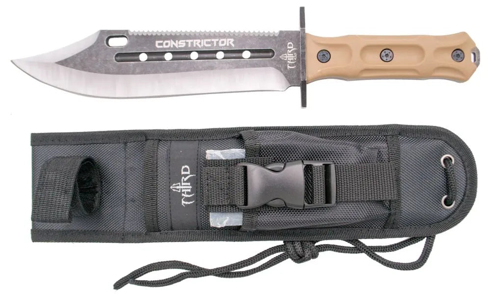 Cuchillo táctico Constrictor de gran calidad y marca Third. Vendido por Espadas y más