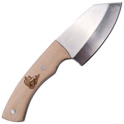 Cuchillo de Caza Third Acero 440 Brillo Espejo – Mango de Arce