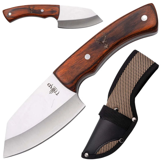 Cuchillo de Caza Third Acero 440 Satinado – Mango Pakkawood