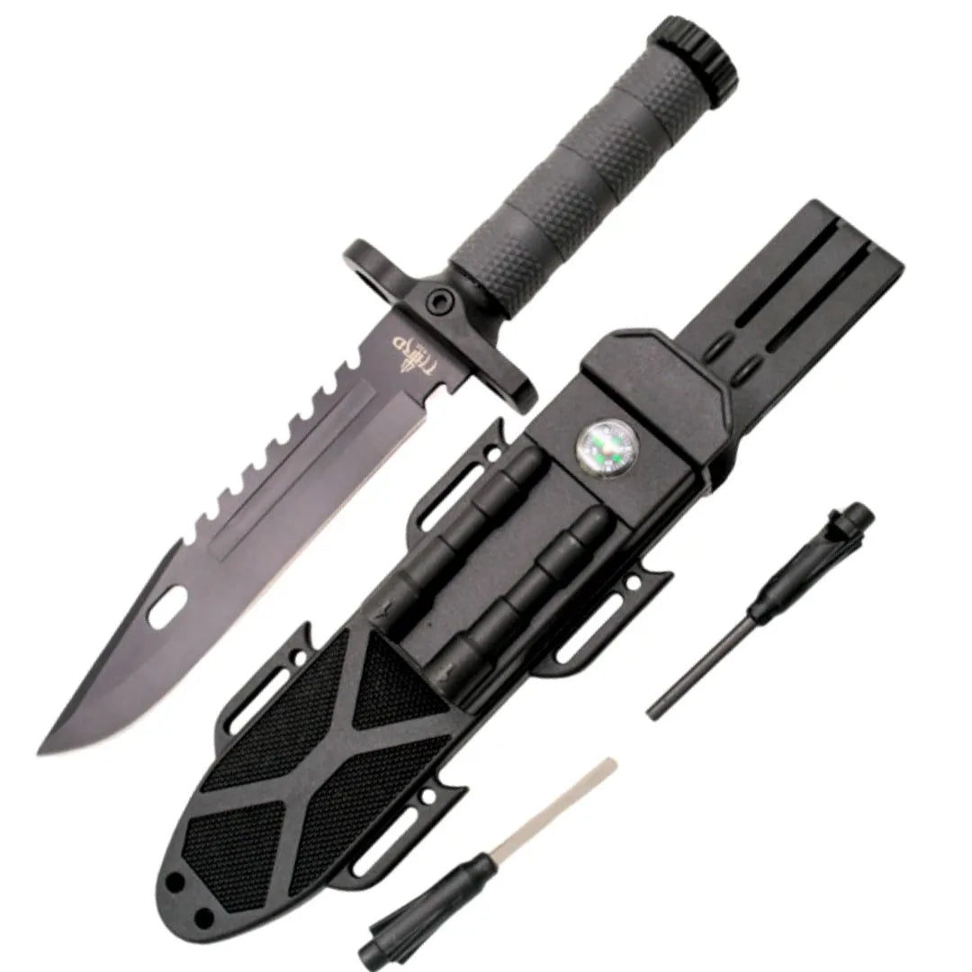 Imagen de Cuchillo de supervivencia Third 11113BK parte de nuestra colección en Espadas y más, sitio oficial.