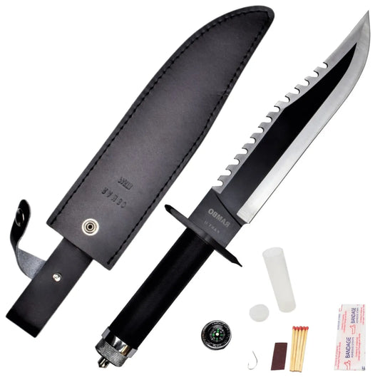 Imagen de Cuchillo réplica Rambo II parte de nuestra colección en Espadas y más, sitio oficial.