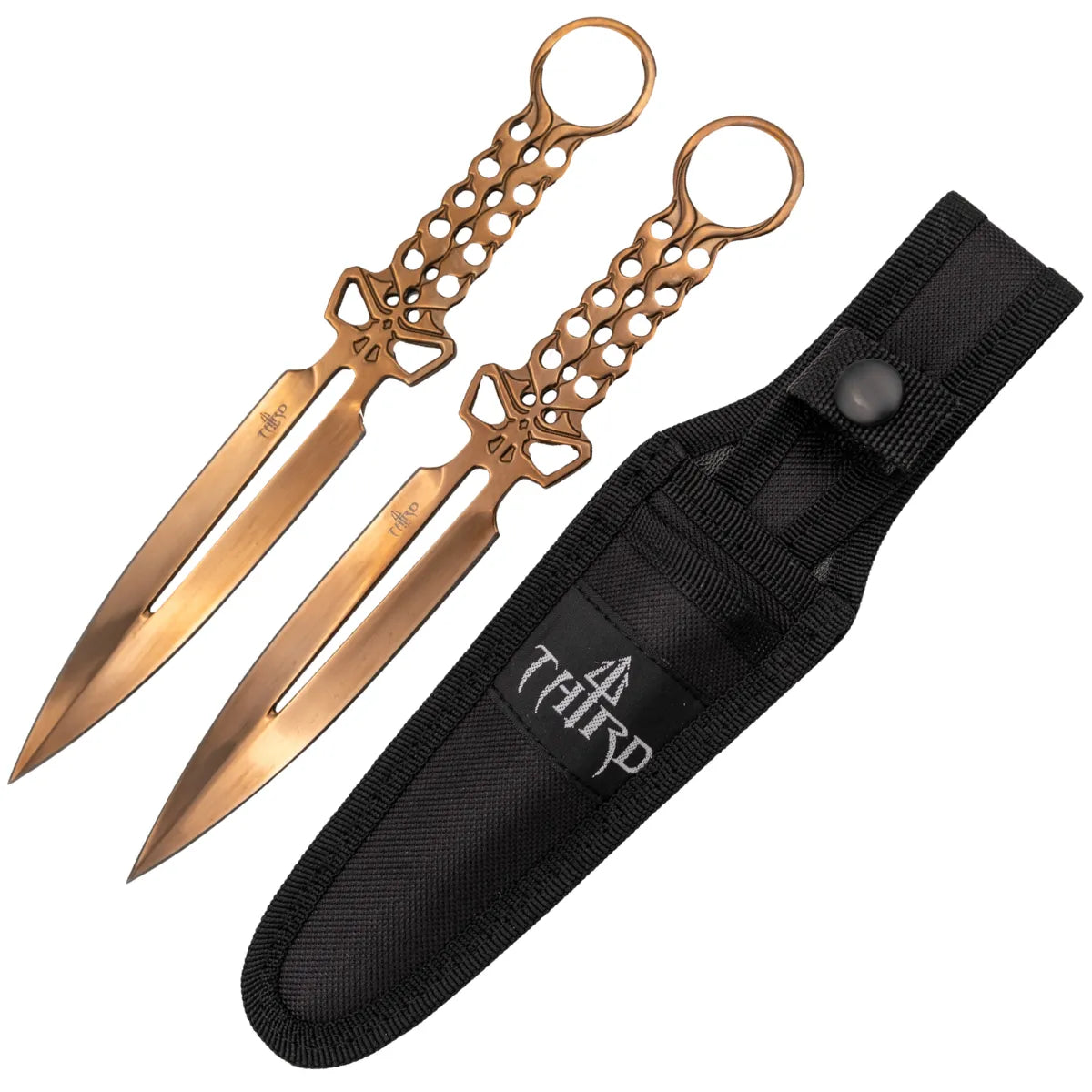 Cuchillos Lanzadores Third con Funda - Varios Acabados