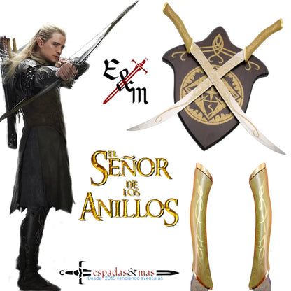 Imagen de Cuchillos De Legolas El Señor De Los Anillos parte de nuestra colección en Espadas y más, sitio oficial.