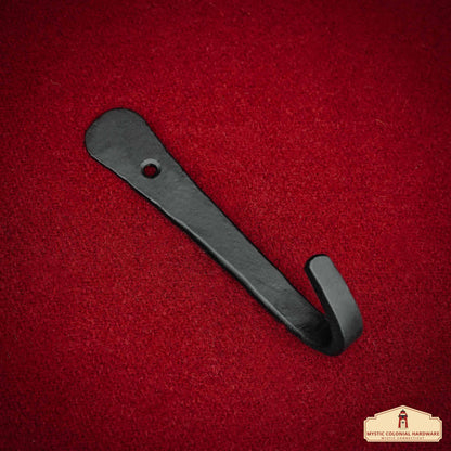 Ganchos de Pared de Hierro Forjado Rústico, Ganchos de Utilidad Retro de Alta Resistencia para Colgar Abrigos, Bolsas, Toallas, Batas, Sombreros y Más, Acabado: Aceite Ennegrecido - Imagen 4