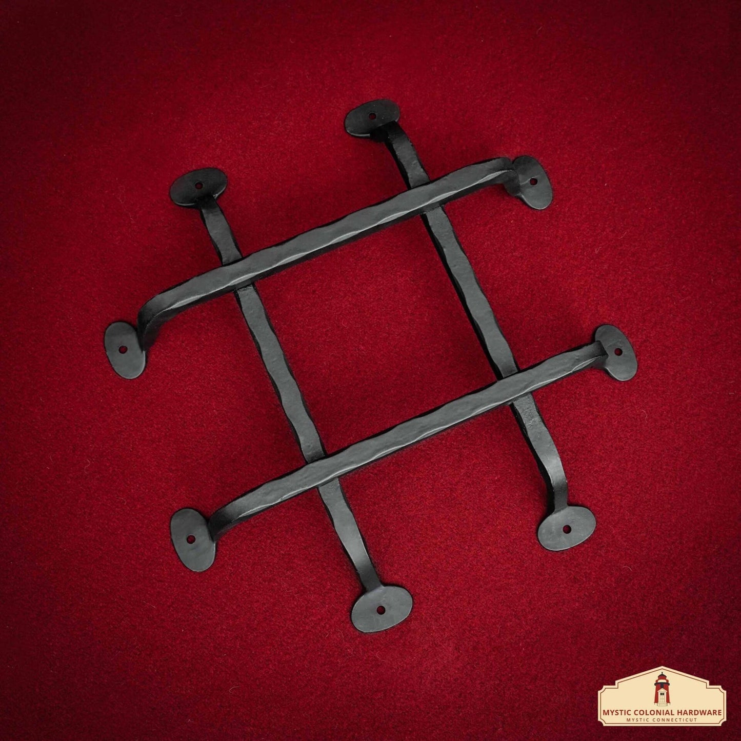 Puerta Rústica Forjada a Mano Parrilla Speakeasy: Ideal para Ambientes Coloniales, Retro, Steampunk, Góticos, Barrocos y Medievales, (28.7x29.1) Cm - Imagen 4