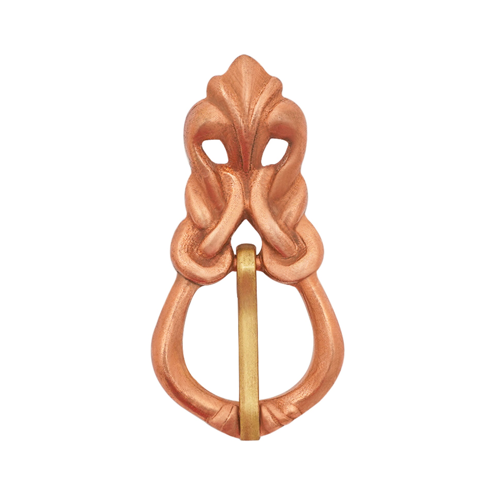 Hebilla de Bronce Macizo con Motivos de Nudos Celtas - Imagen 1