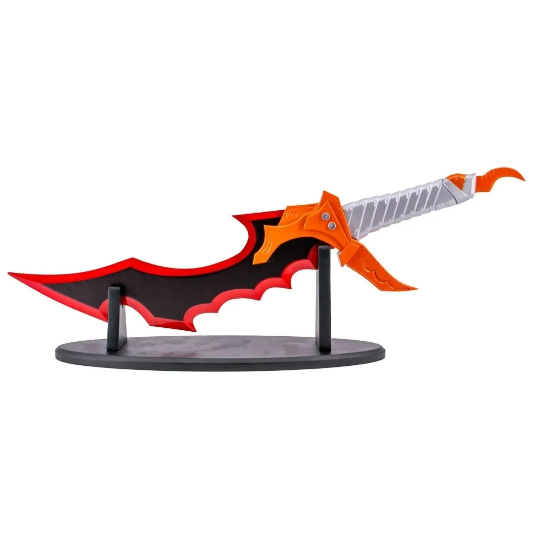 Daga de Solo Leveling Knight Killer de acero con expositor