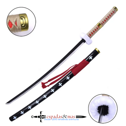Imagen de Katana Trafalgar Law decorativa 145 cm Rosa gama top zs521rdl parte de nuestra colección en Espadas y más, sitio oficial.