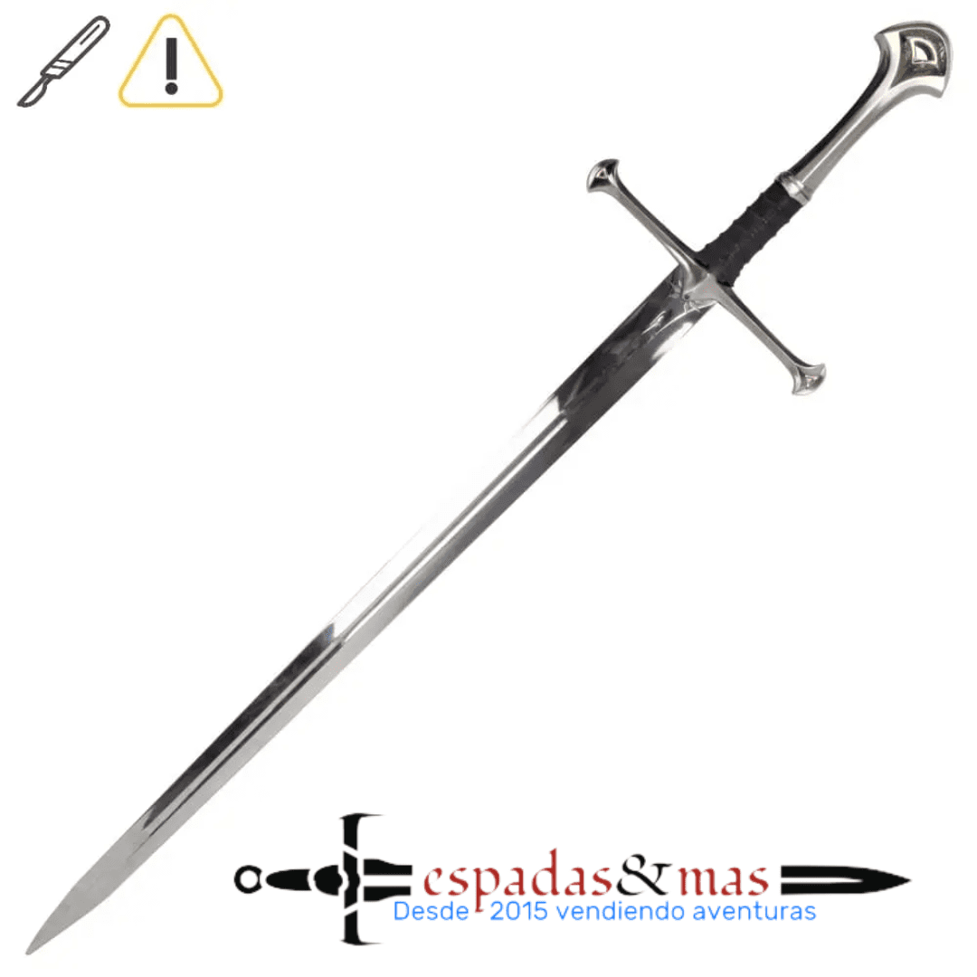 Espada Anduril de Aragorn funcional de El Señor de los Anillos. Vendida por Espadas y más